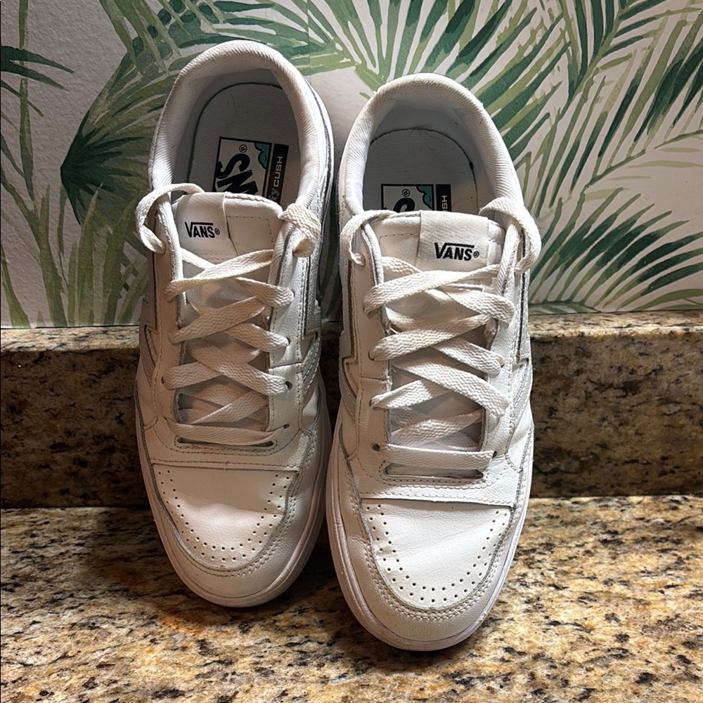 Vans Classic White Lace-Up Sneakers